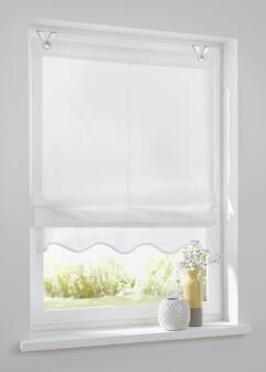 Blickdichter Vorhang Lene aus Baumwolle 145 natur | Höhe 