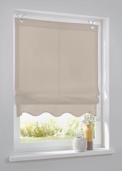 Blickdichter Vorhang Lene - Baumwolle 145 aus natur | Höhe